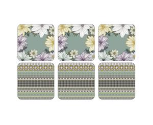 Pimpernel Atrium Floral Coasters Set of 6