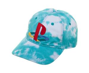 PlayStation Logo Adjustable Tie Dye Strapback Hat