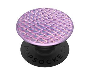 PopSockets Swappable Universal PopGrip Holder/Stand Iridescent Snake Golden Pink