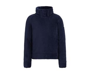 Regatta Childrens/Kids Honora Zig Zag Fluffy Fleece Jumper (Navy) - RG3853