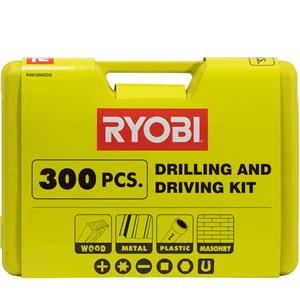 Ryobi 300 Piece Drilling and Driving Set