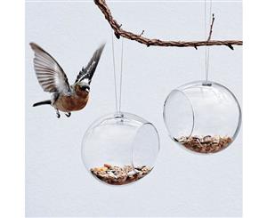 Set of 2 Eva Solo Glass Bird Feeders