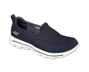 Skechers Womens/Ladies Go Walk Evolution Ultra Reach Mesh Slip On Shoe (Navy) - FS6141