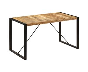 Solid Mango Wood Dining Table 140x70x75cm Kitchen Dining Room Table