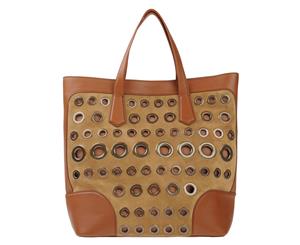 Sonia Rykiel Two-Tone Handbag - Brown