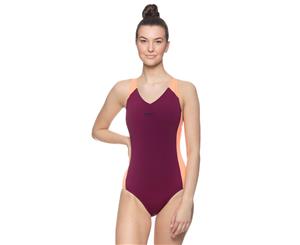 Speedo Women's Splice One Piece - Cabernet/Jump