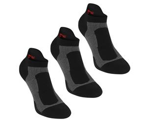 SportFX Women 3 Pack Workout Socks - Black