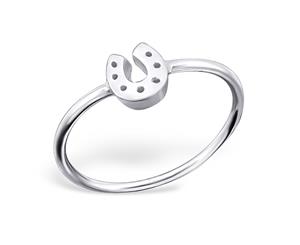 Sterling Silver Horseshoe Midi Ring