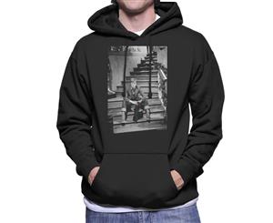 TV Times David Bowie Bing Crosby Show 1977 Men's Hooded Sweatshirt - Black