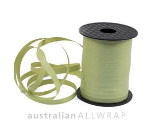 Textured paper Curling Ribbon Tropical Green 10mm x 250mm