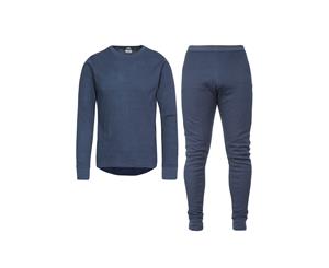 Trespass Unisex Mystery Thermal Baselayer Set (Navy) - TP3982