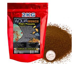 Tropical Cichlid Growth Pellet Thrive Advance Micro Rapid Grow Fry Food .5mm 2kg