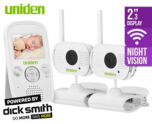 Uniden Wireless Digital Baby Monitor w/ 2 Cameras