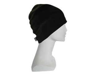 XTM Adult Unisex Beanies Hth Fleece Beanie - One Size - Black