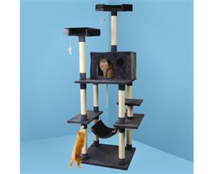 i.Pet Cat Tree Trees Scratching Post Scratcher Tower Condo House Furniture Wood 184cm