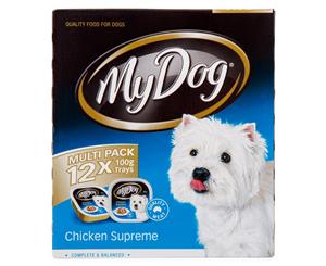 12 x My Dog Chicken Supreme Trays 100g