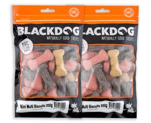 2 x Blackdog Mini Multi Biscuits 200g