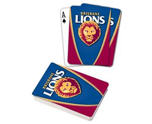 AFL Brisbane Lions Aussie Rules Deck Playing Cards Poker Cards