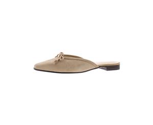 Adrienne Vittadini Womens Bevis Leather Slide On Mules