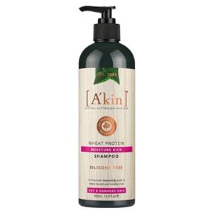 A'kin Moisture Rich Wheat Protein Shampoo 500ml