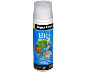 Aqua One Bio Starter Aquarium Fish Tank Filter Water Bacteria Kick Start 150ml