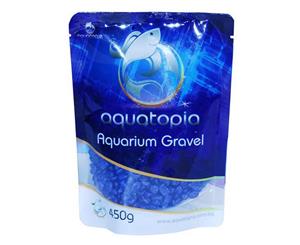 Aquarium Coloured Gravel for Fish Tanks - 450g - Blue (Aquatopia)