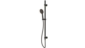 Aquas Neu 900mm Shower Rail - Matt Black