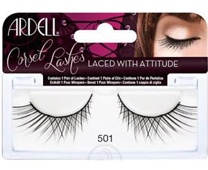 Ardell Corset Lashes 501 Fake False Eyelash Strip Lash Extension