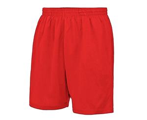 Awdis Just Cool Childrens/Kids Sport Shorts (Fire Red) - PC2633