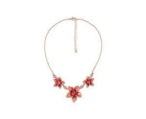 Barcs Blossom Necklace With Rhinstone Detailing