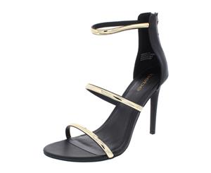 Bebe Womens Berdine Strappy Textured Dress Sandals