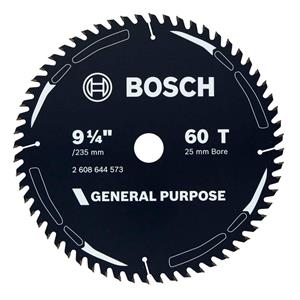 Bosch 235mm 60T TCT Circular Saw Blade for Wood Cutting - GENERAL PURPOSE