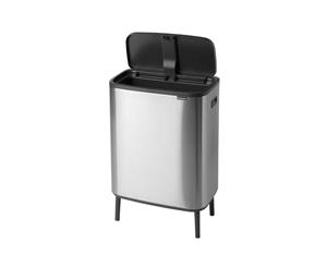 Brabantia BO Touch Bin Hi 60L Matt Steel FPP