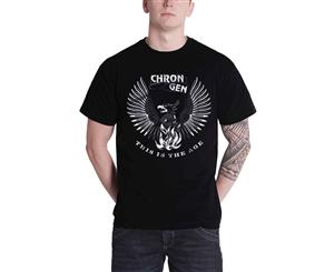 Chron Gen T Shirt This Is The Age Band Logo Official Mens - Black