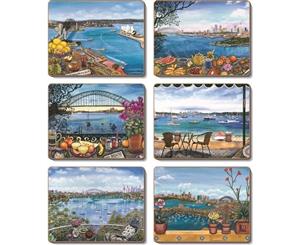 Country Inspired Kitchen SYDNEY BALCONIES Cork Backed Placemats Set 6 New