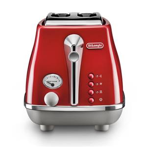 DeLonghi - CTOC 2003.R - Icona Capitals 2 Slice Toaster - Tokyo Red