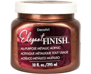 Deco Art - Elegant Finish Metallic Paint 10oz - Worn Penny