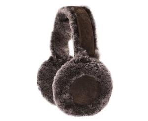 Eastern Counties Leather Womens/Ladies Luxury Sheepskin Earmuffs (Brown/Tipped) - EL276