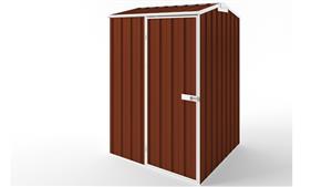 EasyShed S1515 Tall Gable Roof Garden Shed - Tuscan Red