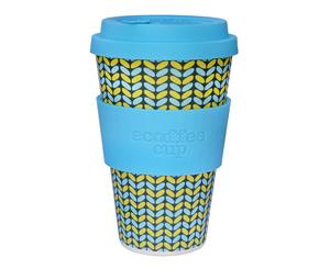 Ecoffee Cup Norweaven with Aqua Silicone 14oz