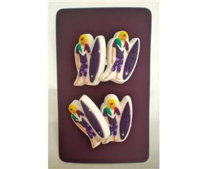 Fremantle Dockers AFL Team Mascot Hair Ties