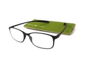 Gabriel + Simone Flexi-Grande Black Unisex Reading Glasses