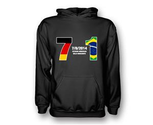 Germany 7 Brazil 1 Hoody (black)