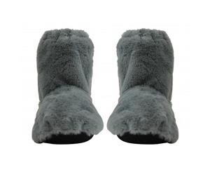 Heat Feet Microwavable Slippers - Grey