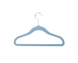 Honey Can Do 10-pack Kids Velvet Touch Suit Hangers - Blue