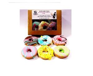 Huds and Toke Little Doggy Donuts No Melt Mix Gourmet Box 6p