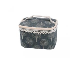 Intrigue Womens/Ladies Tree Print Soft Makeup Case (Grey) - JW551