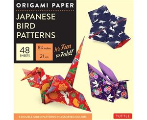 Japanese Bird Patterns - 21cm  Origami Paper