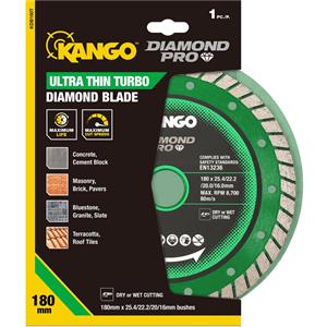 Kango 180mm Ultra Thin Turbo Diamond Blade