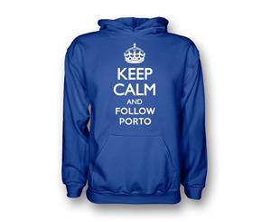 Keep Calm And Follow Porto Hoody (blue)